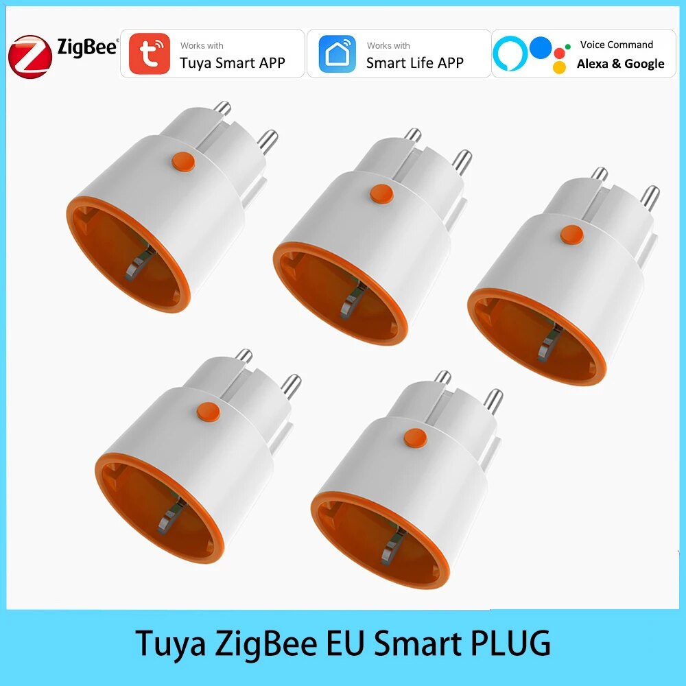 The Tuya Smart Home Zigbee 3.0 Power Meter Plug is a smart plug device that allows you to remotely control and monitor the energy usage of your connected devices. Here are some features and benefits of this device: