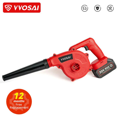 The VVOSAI 20V Garden Cordless Blower Vacuum is a versatile tool designed for cleaning and maintaining outdoor spaces. It serves as both a blower and a vacuum, allowing you to blow away dust and debris or collect it using the vacuum function.