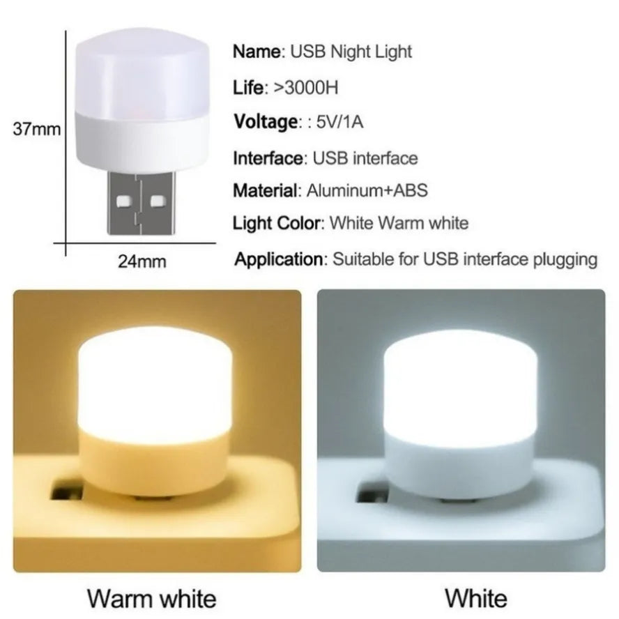 USB LED Plug Lamp