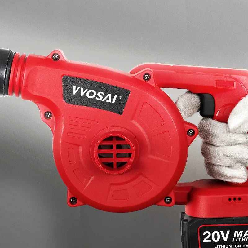 The VVOSAI 20V Garden Cordless Blower Vacuum is a versatile tool designed for cleaning and maintaining outdoor spaces. It serves as both a blower and a vacuum, allowing you to blow away dust and debris or collect it using the vacuum function.